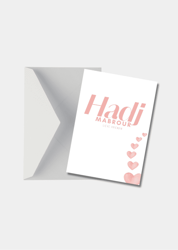 Hadj bedevaart kaart
