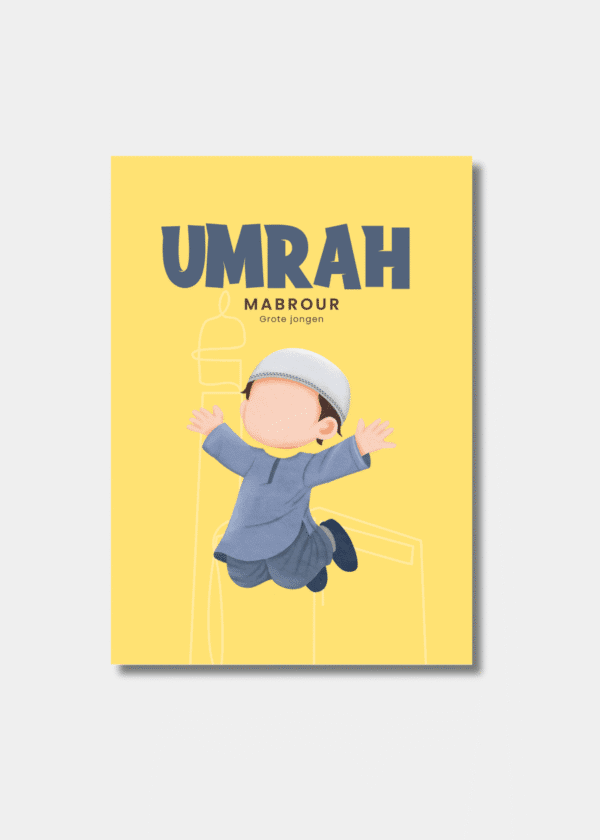 Umrah Mabrour kaart A6 voor grote jongen als islamitisch cadeau